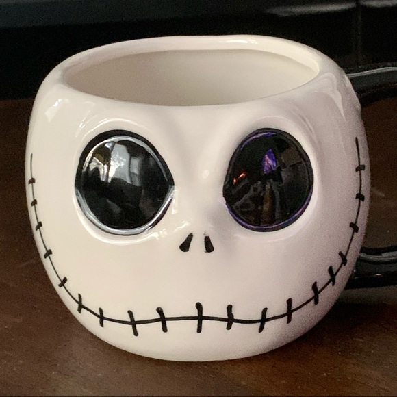 Nightmare Before Christmas Jack Skelington Face Mug - Picture 2 of 7